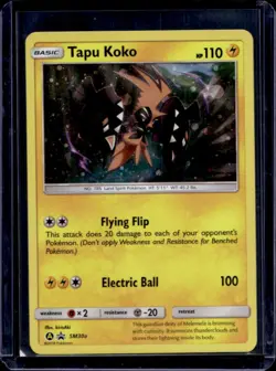 2016-19 Pokemon SM Black Star Promos Tapu Koko #SM30a - Image 1