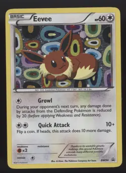 2011 Pokemon BW Black Star Promos Eevee Holo #BW94 - Image 1
