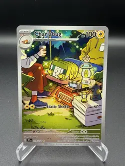 Pokemon Cards Charjabug 169/162 Temporal Forces Illustration Rare NM - Image 1