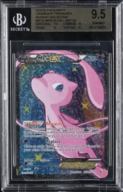2013 POKEMON LEGEND TREASURES RADIANT COLLECTION #RC24 MEW EX BGS 9.5 - Image 1