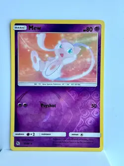 🇨🇦 Mew 32/68 Reverse Holo NM Pokemon TCG Hidden Fates - Image 1
