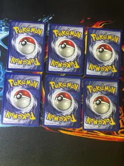 Pokemon TCG Base Lot X6 Vintage WOTC Mixed Condition - Image 2