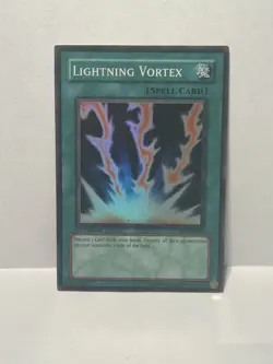 Yu-Gi-Oh-Lightning Vortex FET-EN040 Super Rare UNLIMITED MP Yugioh - Image 1