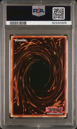 Necroface GLAS-EN090 1st Edition Secret Rare NA Yugioh PSA 9 *305 - Image 2