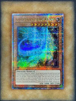 Yugioh Galaxy-Eyes Afterglow Dragon RA01-EN017 Qurater Century Secret 1st Ed NM - Image 1