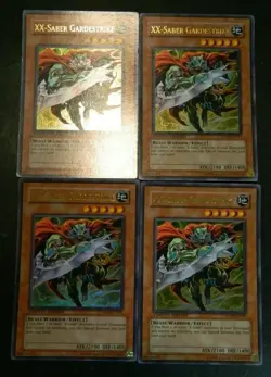 Set of (4) Yu Gi Oh XX-Saber Gardestrike ANPR-ENSP1 NEW Unplayed Condition - Image 1