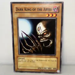 Dark King of the Abyss - LOB-020 - Unlimited - Common LP Yugioh TCG - Image 1