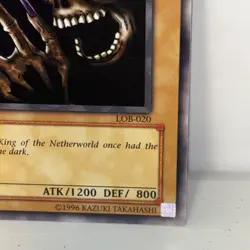 Dark King of the Abyss - LOB-020 - Unlimited - Common LP Yugioh TCG - Image 4