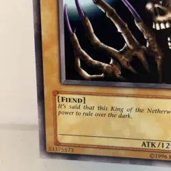 Dark King of the Abyss - LOB-020 - Unlimited - Common LP Yugioh TCG - Image 5