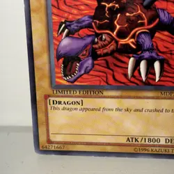 Meteor Dragon MDP2-EN008 MP Limited Edition Mcdonald's Promo Yugioh TCG - Image 5