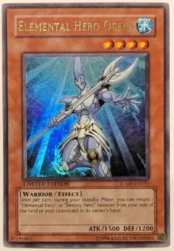 YUGIOH JUMP-EN013 Elemental Hero Ocean Ultra Rare - Image 1