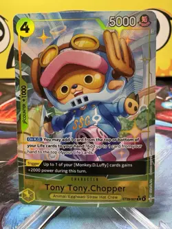 One Piece TCG Tony Tony Chopper ST29-007 Alt Art Starter Deck 29 Egghead NM Card - Image 1