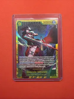 One Piece Dracule Mihawk OP14-119 SEC The Azure Sea's Seven English NM - Image 1