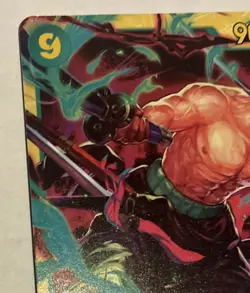 Roronoa Zoro - OP06-118 Sec Secret Rare One Piece Learn Together Version NonFoil - Image 5