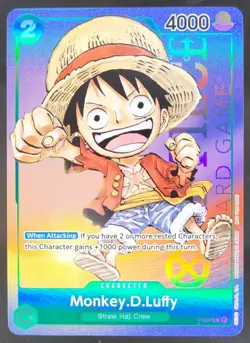 2023 One Piece Monkey.D.Luffy P-037 1st Anniversary Promo Foil DD5 - Image 1