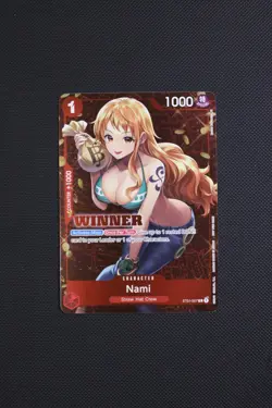 Nami Tournament Pack Vol. 3 Winner ST01-007 One Piece TCG Promo Card Foil EN NM - Image 1