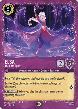 Elsa - The Fifth Spirit (Foil) - Disney Lorcana Promo Cards (DLPC) - Image 1