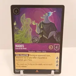 Disney Lorcana Hades Lord Of The Dead (Cold Foil) 36/204 NM Azurite Sea - Image 1