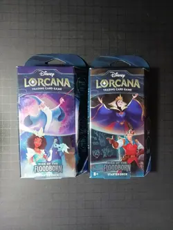 Disney Lorcana Rise of the Floodborn Chapter 2: 2X Starter Deck SEALED NEW - Image 1