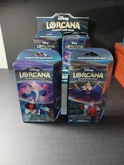 Disney Lorcana Rise of the Floodborn Chapter 2: 2X Starter Deck SEALED NEW - Image 5