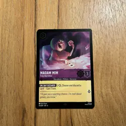 Madam Mim Truly Marvelous 55/204 Cold Foil Disney Lorcana Azurite Sea - Image 1