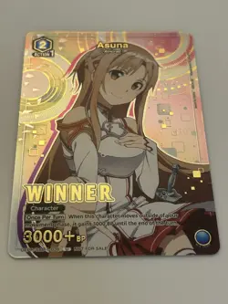 UNION ARENA Winner Card Asuna UEPR/SAO-1-036 Sword Art Online - Image 1