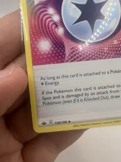 158/198 Lucky Energy CHILLING REIGN Pokemon Card Special Energy NM - Image 5