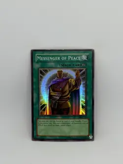 Yugioh Card Messenger of Peace MRL-102 SUPER RARE - LP - Image 1