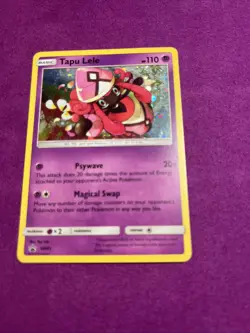 Pokemon TCG Tapu Lele Black Star Promo Holo Card SM45 - Image 1
