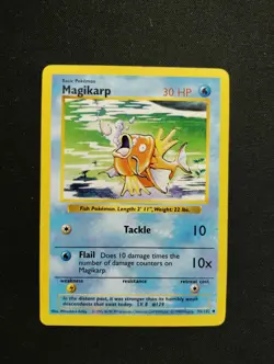 Magikarp 35/102 | Base Set Shadowless | Vintage Pokemon Card | MP - Image 1