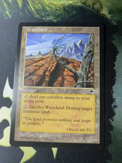 Magic the Gathering Wasteland Tempest 1997 Regular Card NM - Image 1