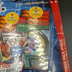 Bakugan Battle Brawlers 10 Card Power Pack PYRUS 2008 Foil Holographic, lot of 2 - Image 3