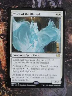 MTG Card: Voice of the Blessed (Innistrad: Crimson Vow) - Image 1