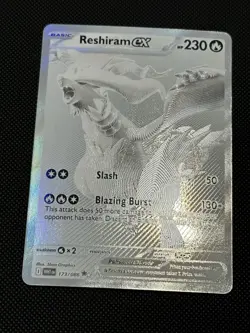Pokemon TCG Reshiram EX White Flare English Holo Card 173/086 Ultra Rare - Image 1