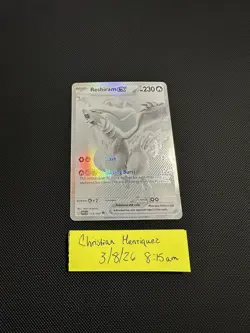 Pokemon TCG Reshiram EX White Flare English Holo Card 173/086 Ultra Rare - Image 2