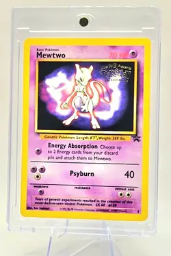 Pokemon TCG Mewtwo #3 Stamped Promo Card - Image 3