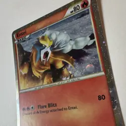 Pokemon Entei HGSS20 HGSS Promo Basic Holo 80 HP Volcano Pokemon 2010 TCG Card - Image 2