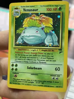 Erika's Venusaur Gym Base Set 2 2000 Holo Rare Vintage Pokemon Card Lot WOTC - Image 4