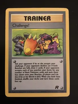 Pokemon Challenge! Team Rocket vintage card #74/82 Wotc 2000 - Image 1