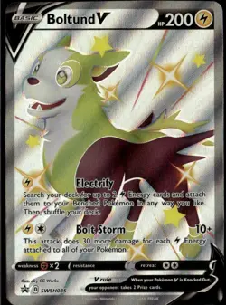 Boltund V - Promo SWSH: Sword & Shield Promo Cards SWSH085 Lightning Holo Pokemo - Image 1