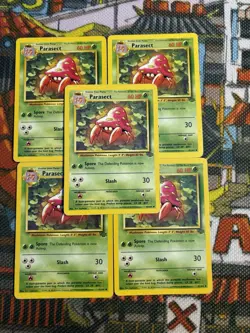 PARASECT - 41/64 - Jungle - Pokemon Card (x5) - Uncommon - Set Of 5 💎🔥 - Image 3
