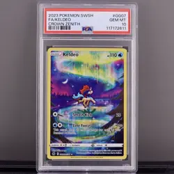 PSA 10 Keldeo GG07/GG70 Galarian Gallery Crown Zenith Pokemon Card - Image 1