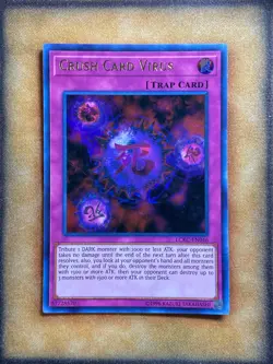 Yugioh Crush Card Virus LCKC-EN046 Ultra Rare DPKB Art LP - Image 1