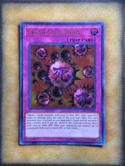 Yugioh Crush Card Virus LCKC-EN046 Ultra Rare SJCS Art LP - Image 1