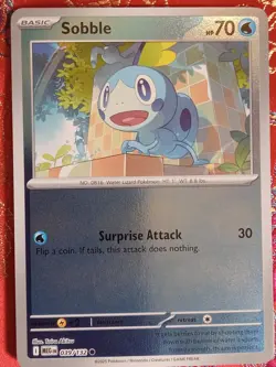 REVERSE Foil Sobble 039/132 Mega Evolution Pokemon TCG common Card - Image 1