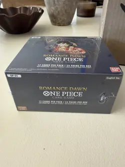 One Piece Card Game Romance Dawn Booster Box blue bottom English OP-01 - Image 5