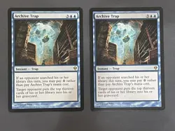 x2 Archive Trap [Zendikar] 2x Magic MTG Cards LP - Image 1