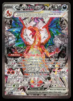 Charizard ex 223/197 Special Illustration Rare Obsidian Flames Pokemon Card - Image 1