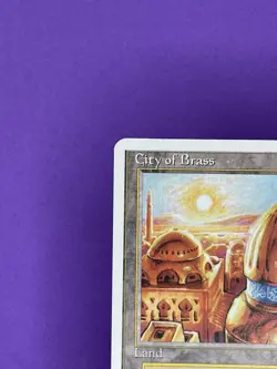 1995 MTG Chronicles City of Brass - Image 3