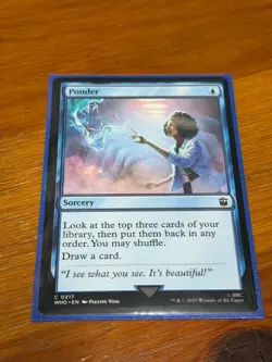 MTG PONDER 0217 - DOCTOR WHO - BLUE SORCERY - Image 1